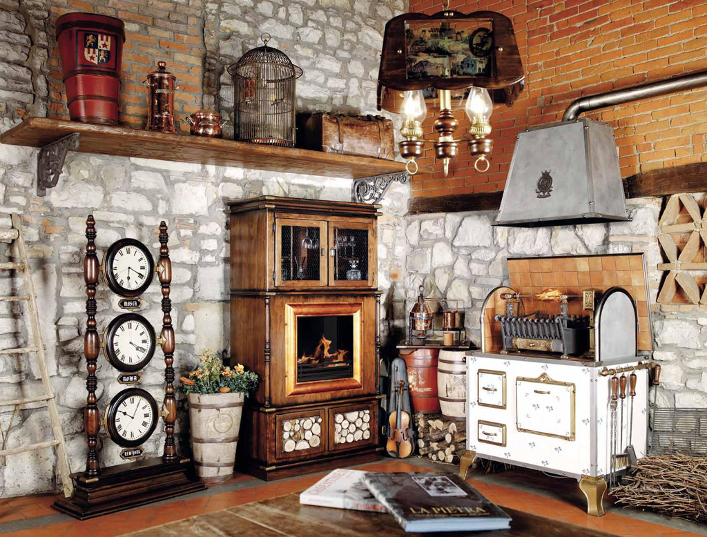 unique kitchen indoors wood grill