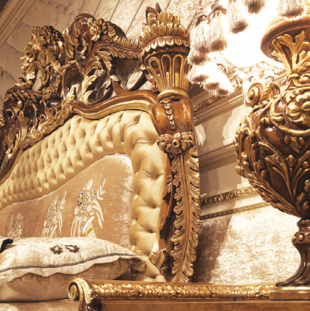 Tsar bedroom set master carver and embroidery