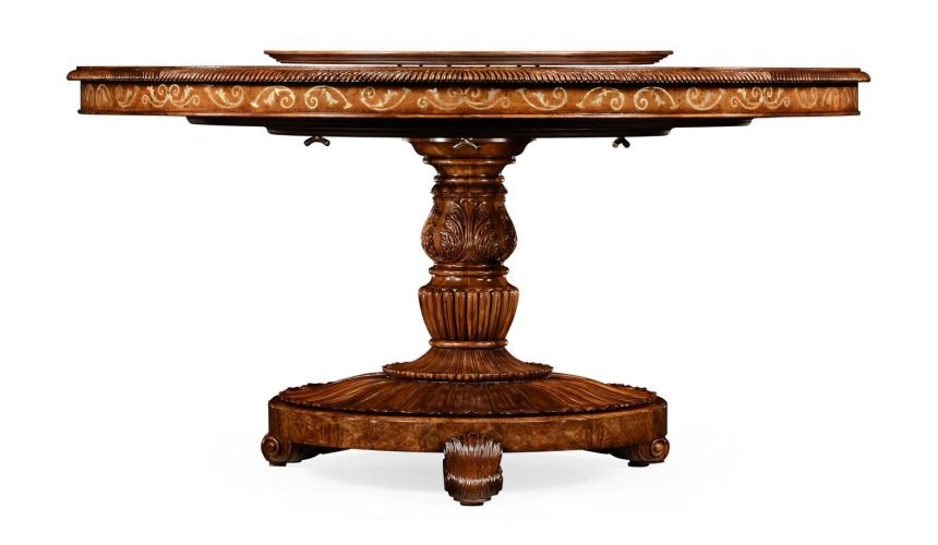 Dining Tables Round luxury dining table with lazy susan. 599323