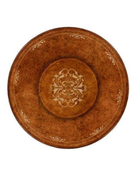 Dining Tables Round luxury dining table with lazy susan. 599323