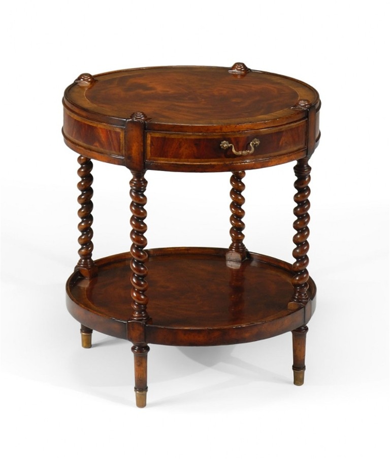 Round & Oval Side Tables Round side table upscale furniture
