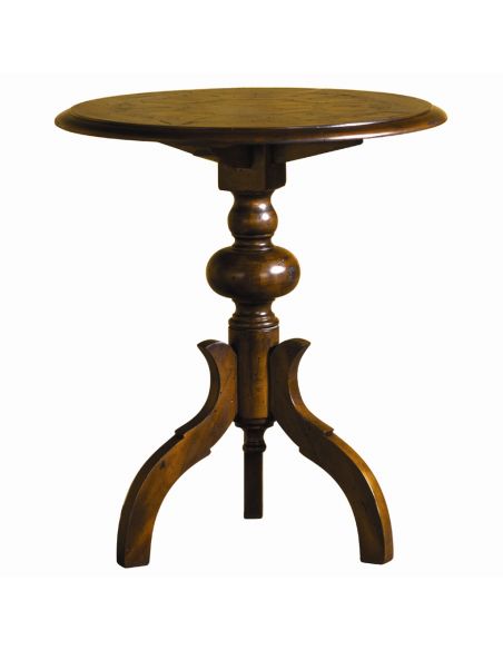 Round side table or tea table. High quality furniture