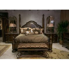 Queen and King Sized Beds Rosa Low Post Bed. King or California King