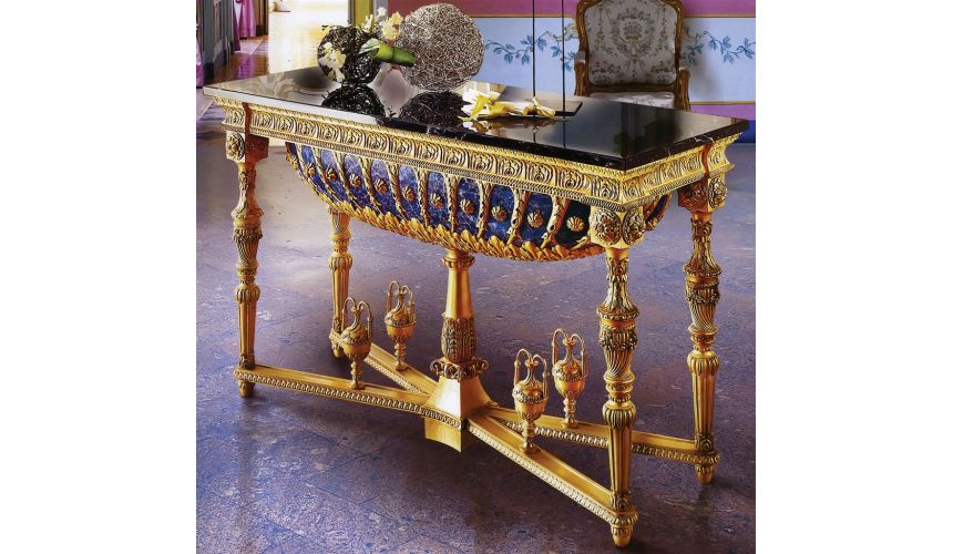 Handmade Italian Luxury Furniture Authentic reproduction console table