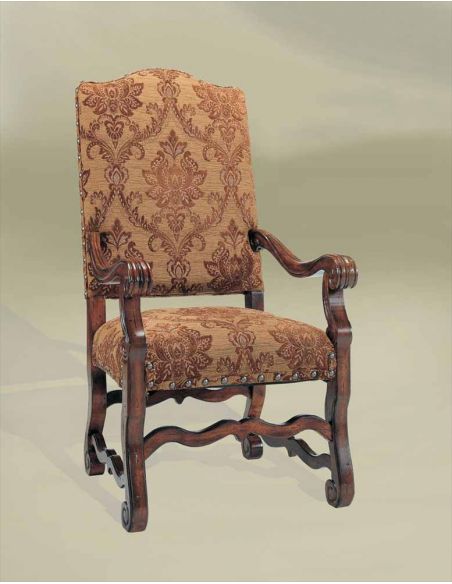 Rustic Luxury Furniture, Fabric  Arm Chair