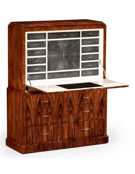 Bookcases Decorative Santos Rosewood Cabinet Doors-38