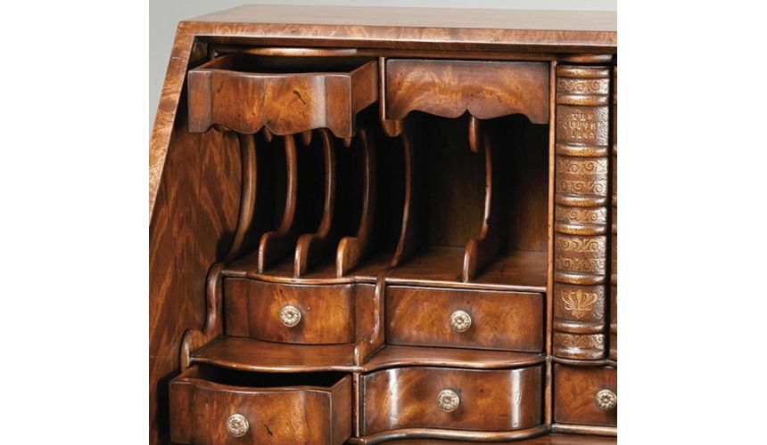 Executive Desks Ben Franklin Desk large American mahogany bureau.