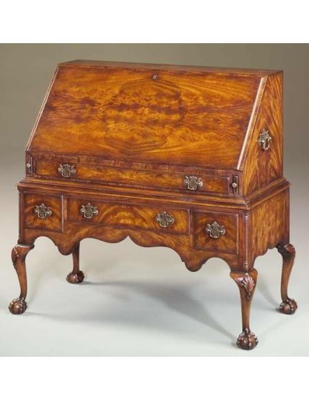 Executive Desks Ben Franklin Desk large American mahogany bureau.