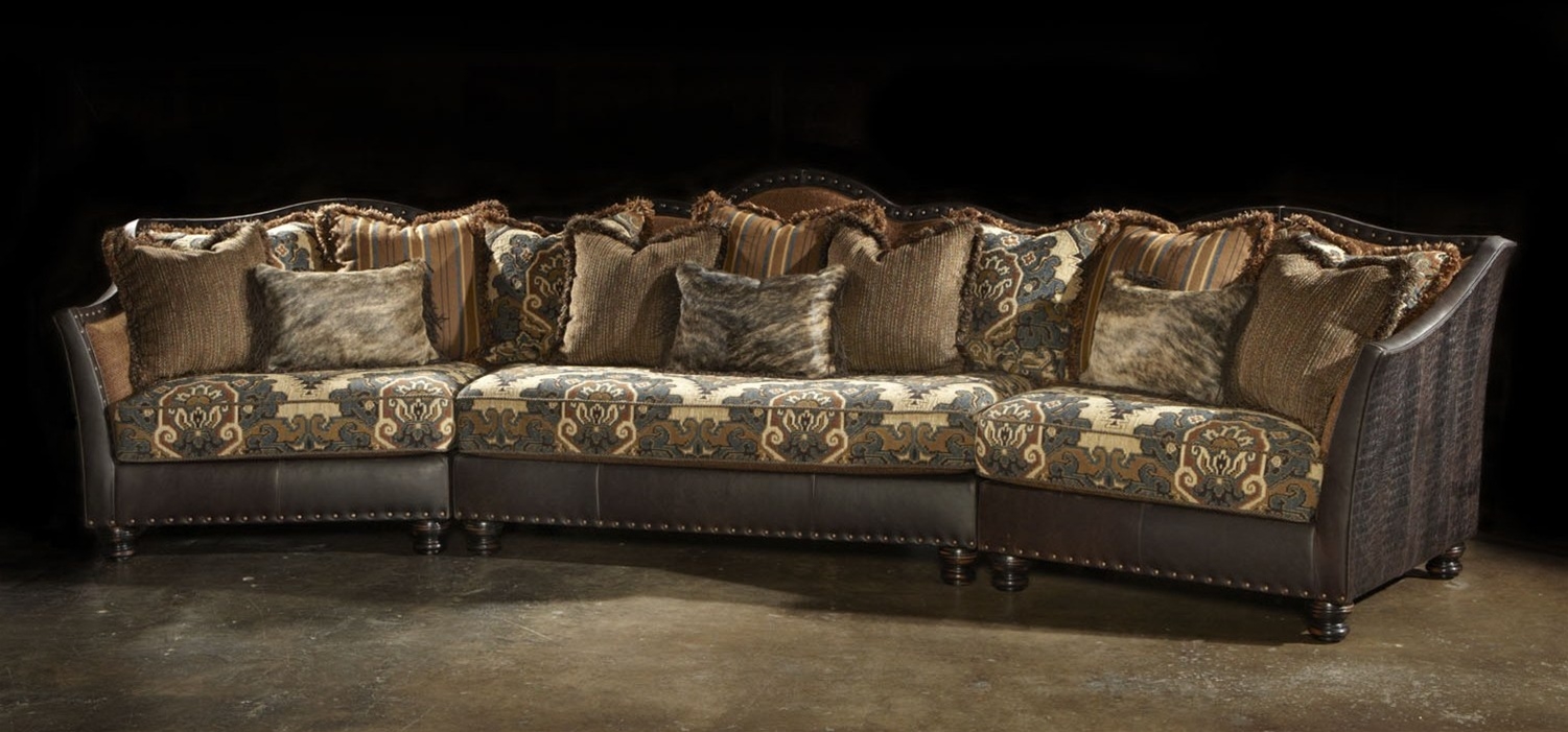 Luxury Leather & Upholstered Furniture Sectional sofa, couch. Super good looking.