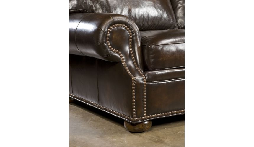 SOFA, COUCH & LOVESEAT Simple leather sofa. 90