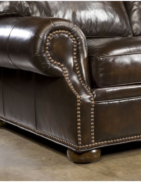 SOFA, COUCH & LOVESEAT Simple leather sofa. 90