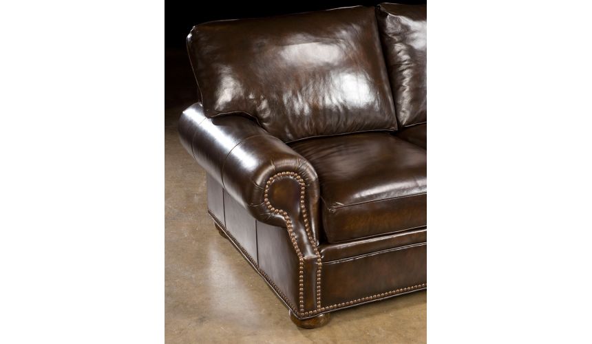 SOFA, COUCH & LOVESEAT Simple leather sofa. 90