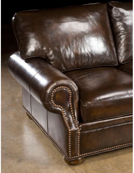 SOFA, COUCH & LOVESEAT Simple leather sofa. 90