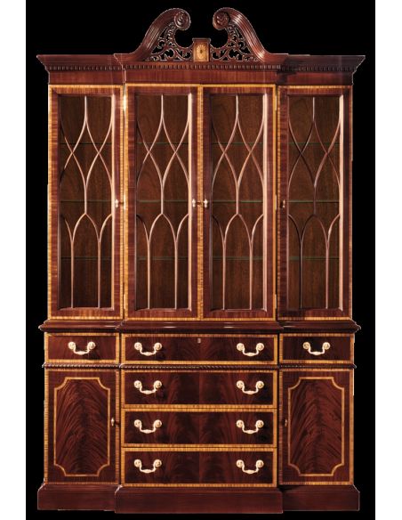 Small china cabinet. American made furniture and furnishings.