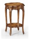 LUXURY BEDROOM FURNITURE English Manor Furniture, Small round lamp table.