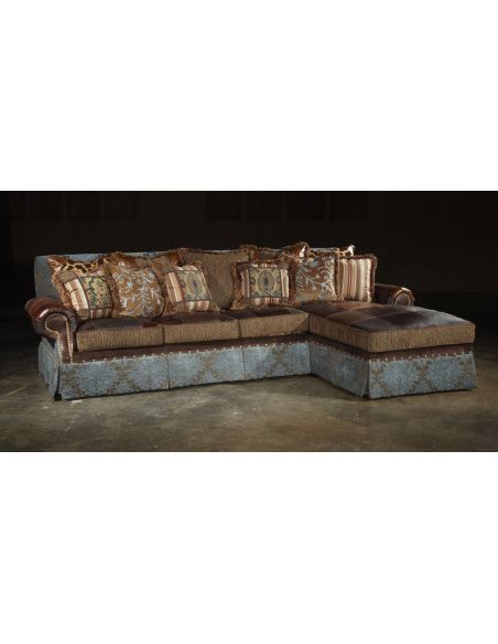 Sofa with chaise sectional