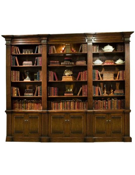 Solid Walnut Libray Bookcase