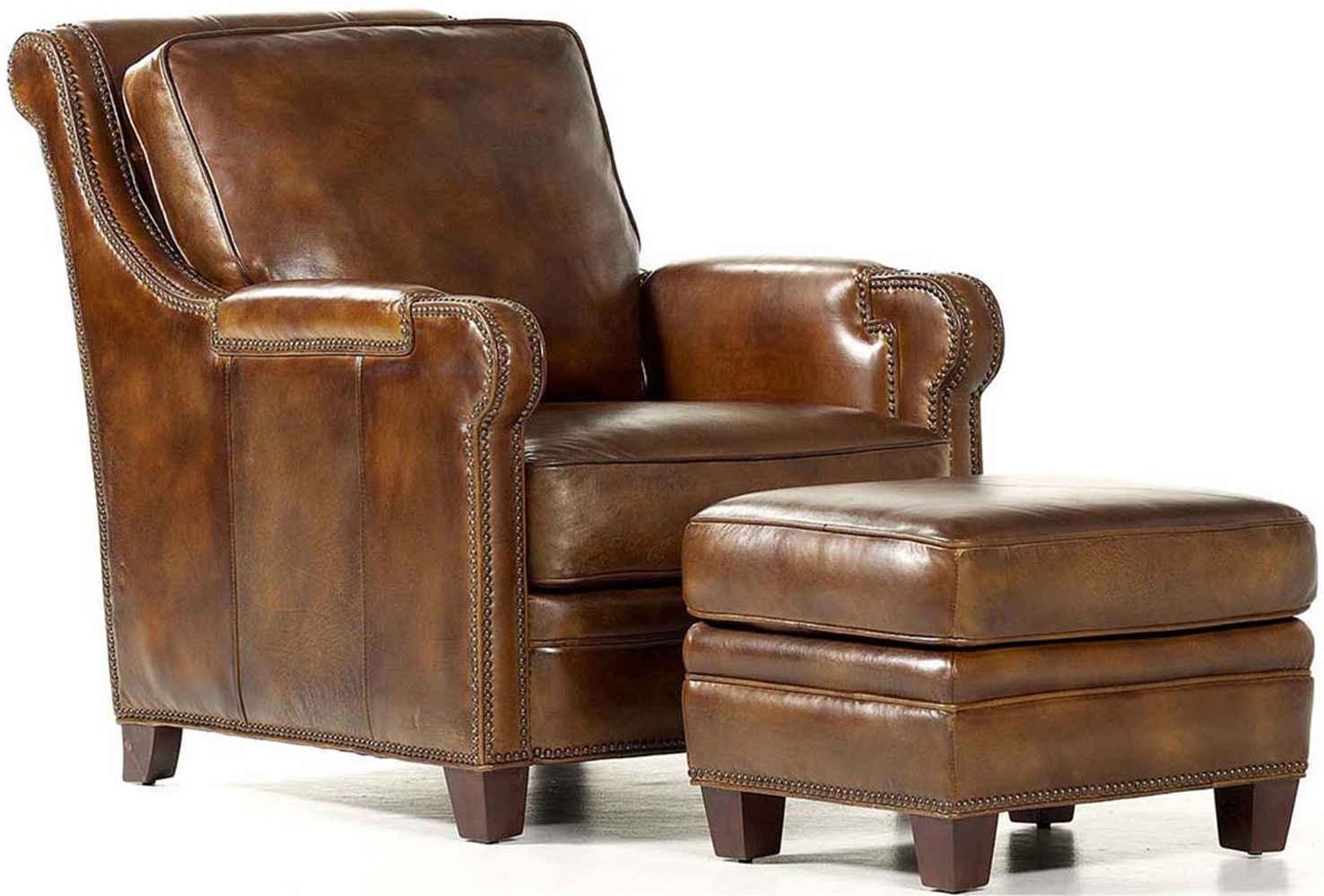 Luxury Leather & Upholstered Furniture Ashland Chair & Ottoman