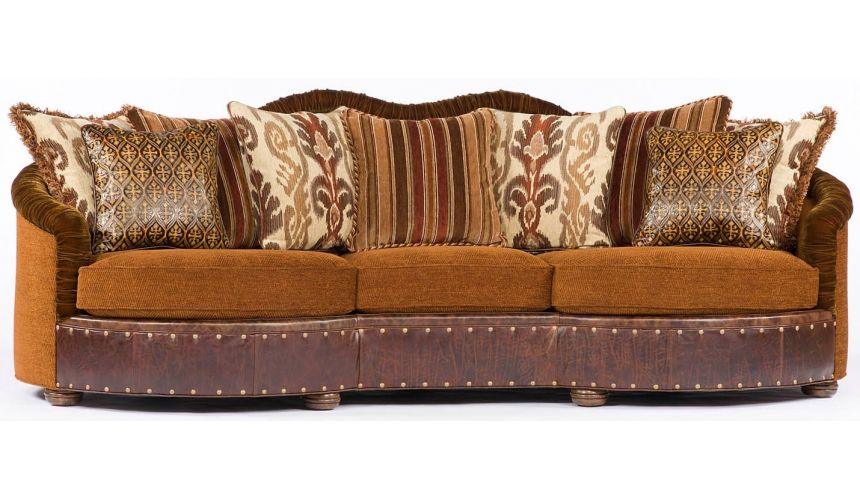 Family Room Sofa Or Couch, Southwest Style Leather Furniture