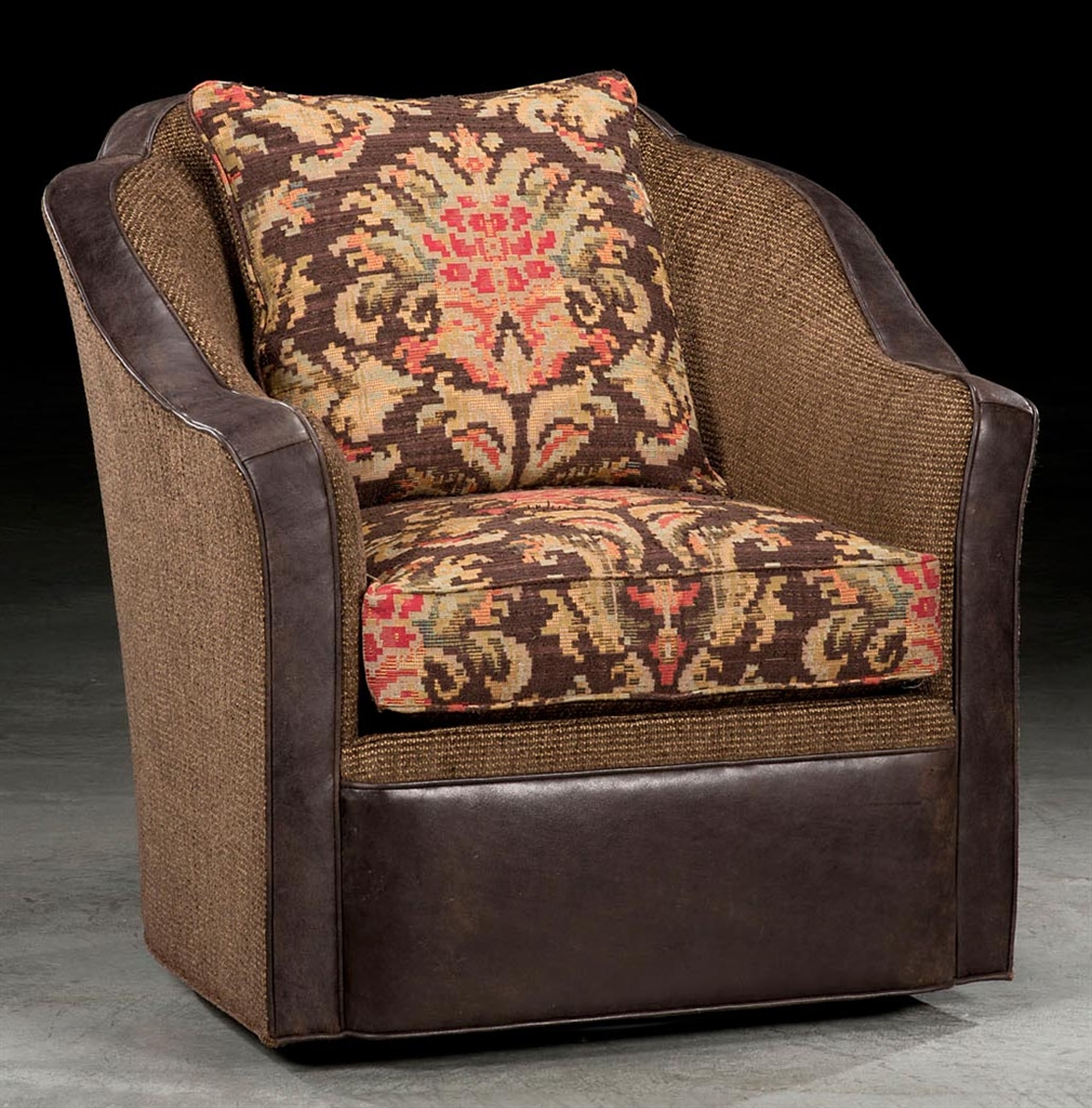 Southwestern style swivel chair. High end furniture. 23