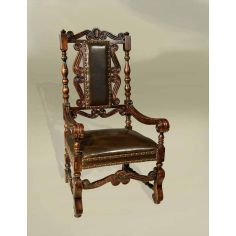 Dining Chairs Rustic Luxury Spanish Heritage Furniture, Arm Chair