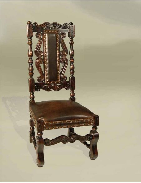Rustic Luxury Spanish Heritage Furniture, Side Chair