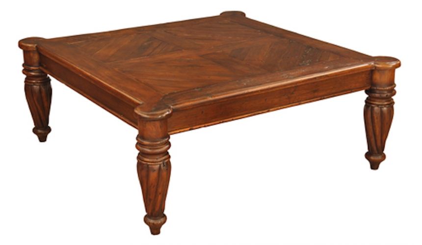 Coffee Tables Square Walnut coffee Table.