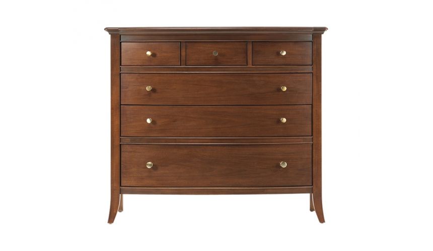 Chest of Drawers Stanley bedroom furniture Hudson Street Warm Cocoa Dresser