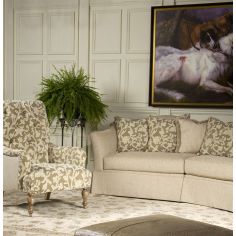 Luxury Leather & Upholstered Furniture Stylish Fabric Sectional 2