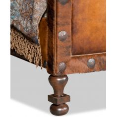 BEDS - Queen, King & California King Sizes Sundance tufted leather western master bed 2