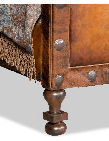 BEDS - Queen, King & California King Sizes Sundance tufted leather western master bed