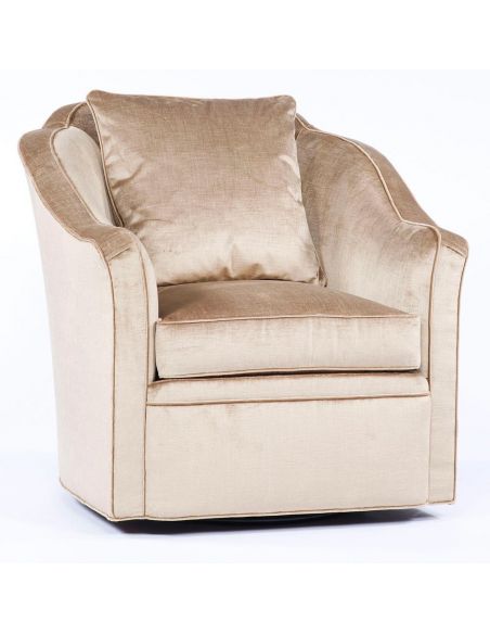 Swivel living room chair. Sleek and modern. 86