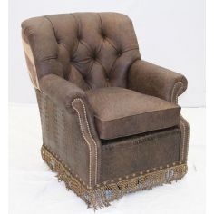 MOTION SEATING - Recliners, Swivels, Rockers Gator Leather Swivel Rocker Chair