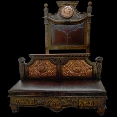 BEDS - Queen, King & California King Sizes Texas Ranger bed. High style western furniture. The best in cowboy decor.