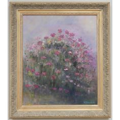 Original Oil Paintings By Artist: Anne-Marie Debuissert Original oil paintings. Tickled Pink by Artist Anne-Marie Debuissert.