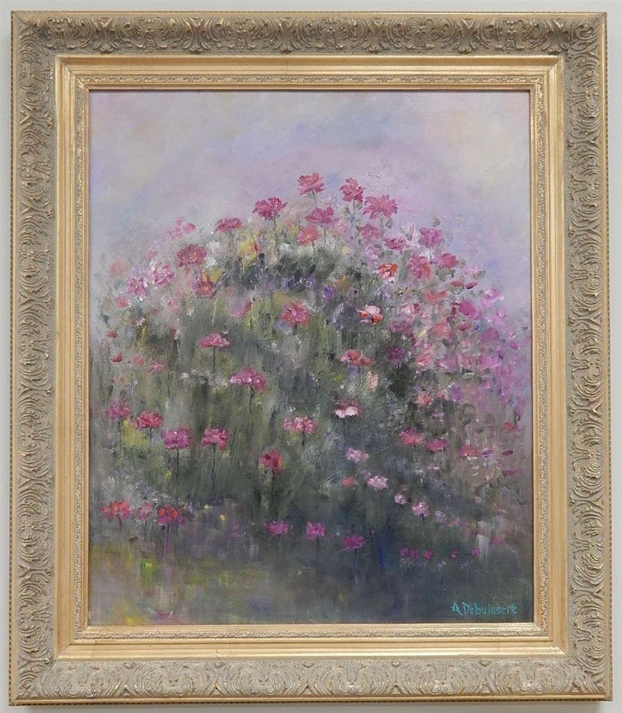 Original Oil Paintings By Artist: Anne-Marie Debuissert Original oil paintings. Tickled Pink by Artist Anne-Marie Debuissert.