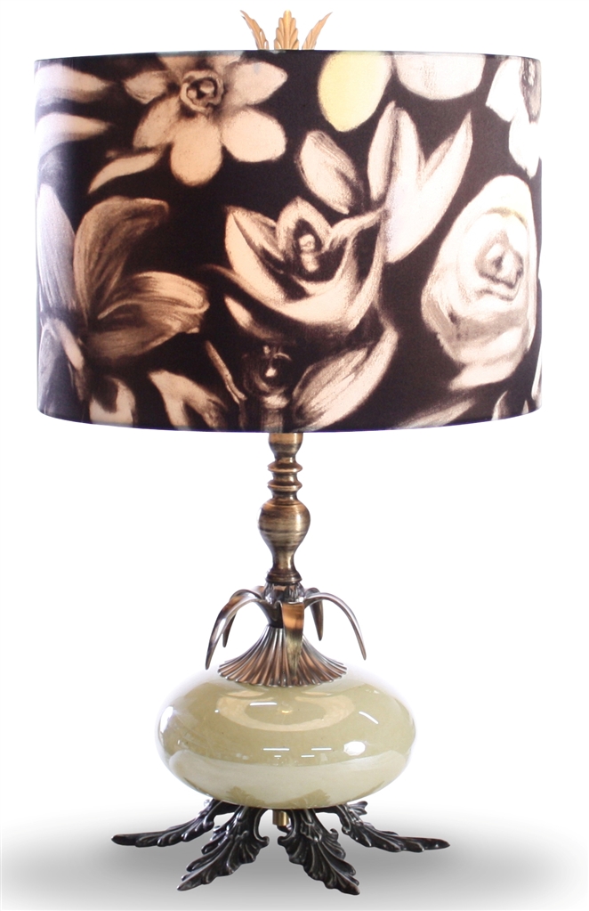 Table Lamps Classic Table Lamp with Charmeuse Shade