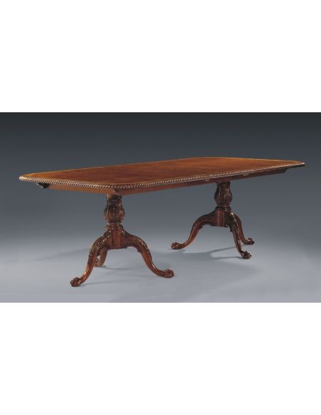 Traditional luxury rope edge dining table 23