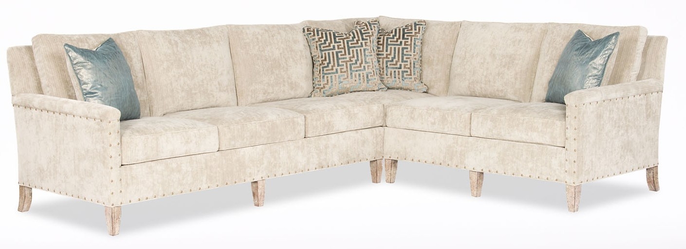 Luxury Leather & Upholstered Furniture Transitional Sectional