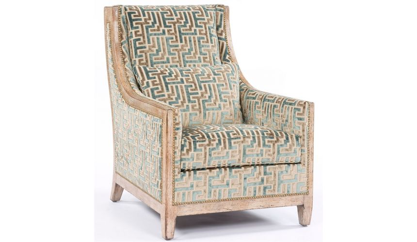 Luxury Leather & Upholstered Furniture Transitional Sectional