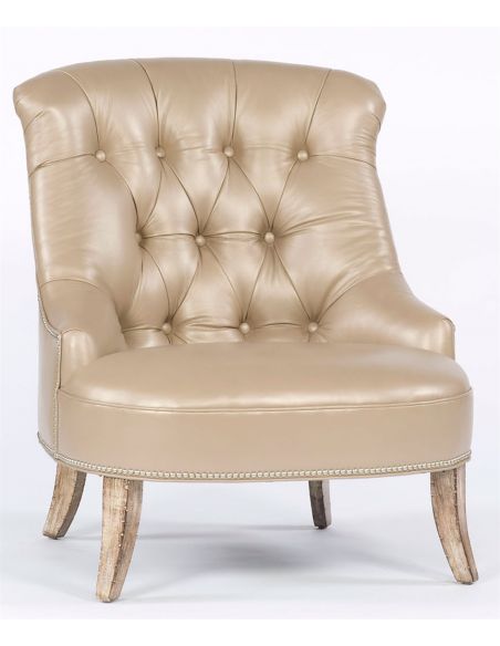 Tufted accent chair. 92