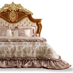 BEDS - Queen, King & California King Sizes Classic tufted and crowned headboard. From furniture masterpiece's 2