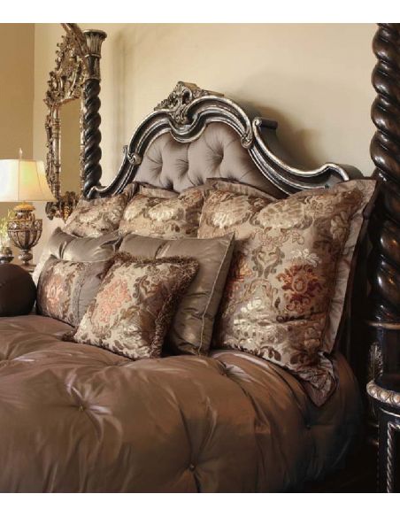 BEDS - Queen, King & California King Sizes Tufted headboard, four post bed, high style
