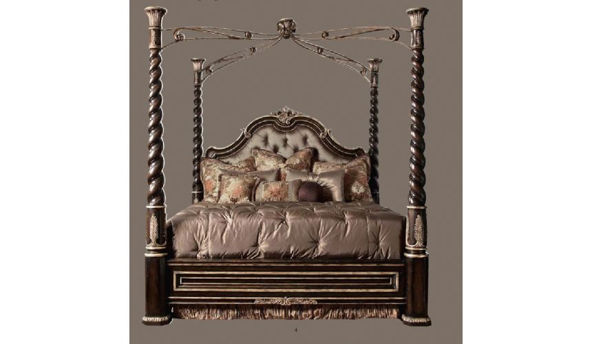 BEDS - Queen, King & California King Sizes Tufted headboard, four post bed, high style