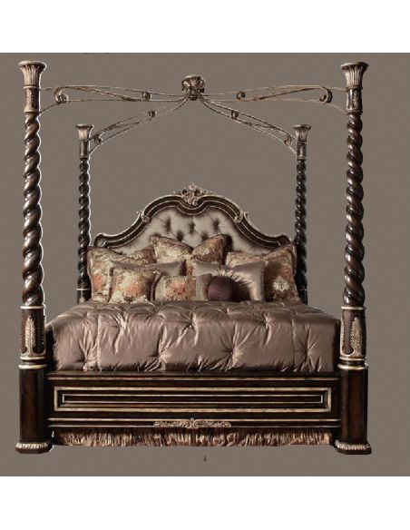BEDS - Queen, King & California King Sizes Tufted headboard, four post bed, high style