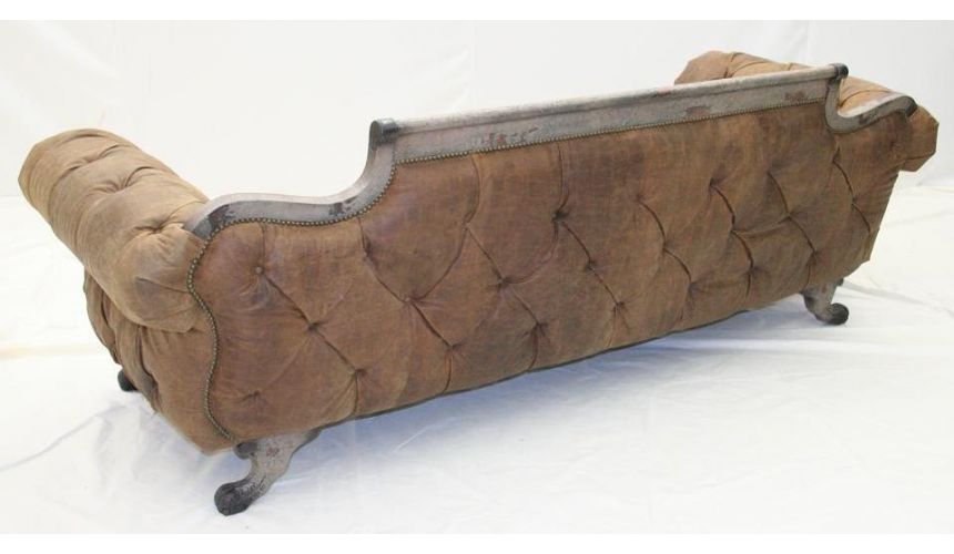 SOFA, COUCH & LOVESEAT Tufted Sofa, all sides