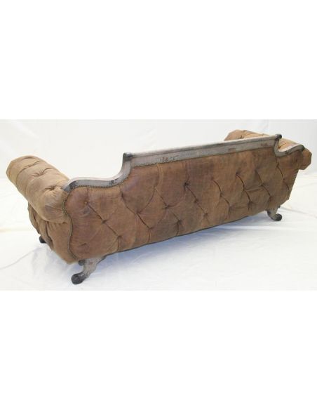 SOFA, COUCH & LOVESEAT Tufted Sofa, all sides
