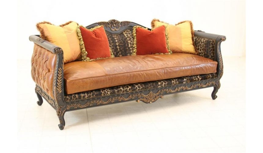 Vanished Panther Hair Hide Sofa