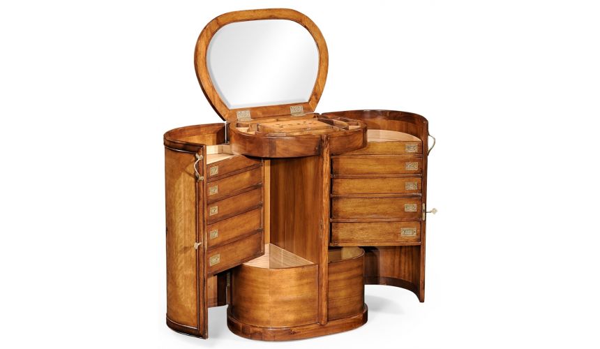 Mirror Vanity Dressing Table, Jewelry Armoire Vanity Set