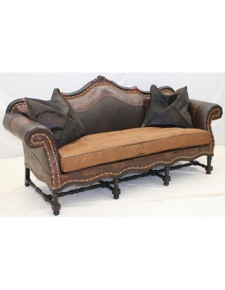 W-518-03 Carved Sofa